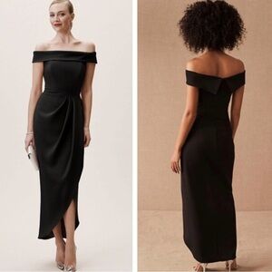 BHLDN THOMPSON BLACK DRESS